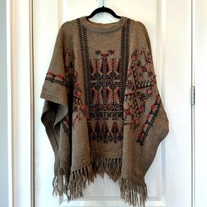 Peruvian Connection 100% alpaca shawl, one size